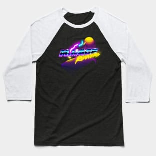 Mirage Runners Retrowave Nostalgia Baseball T-Shirt